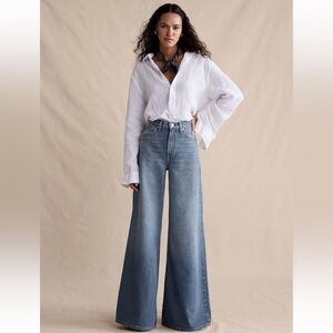 Banana Republic High Rise Palazzo Jeans